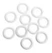 aro argolla plastico medida externa 28mms medida interna 20mms x10 unidades blanco 0
