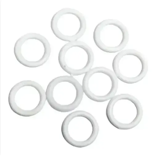 aro argolla plastico medida externa 28mms medida interna 20mms x10 unidades blanco 0