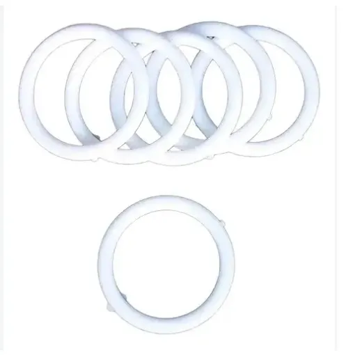 aro argolla plastico medida externa 40mms medida interna 30mms x10 unidades blanco 0