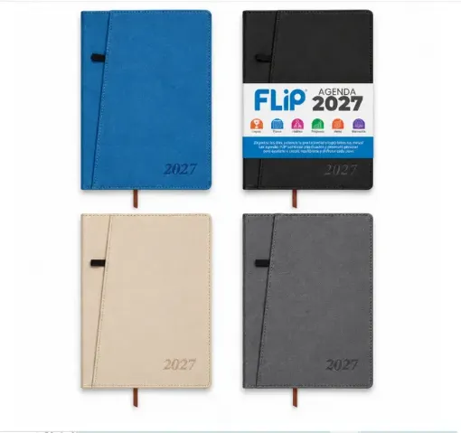agenda 2027 flip a5 medida 21x15cms 178 paginas modelo soft varias tapas 0