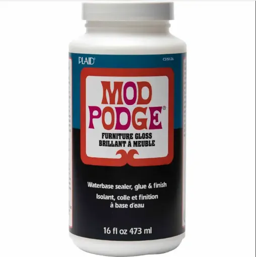 adhesivo sellador barniz mod podge furniture protector para muebles terminacion brillante 16oz 473ml 0