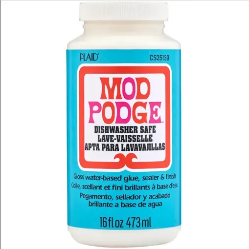adhesivo sellador barniz mod podge dishwasher safe gloss decoupage lavable brillante plaid 16oz 473ml 0