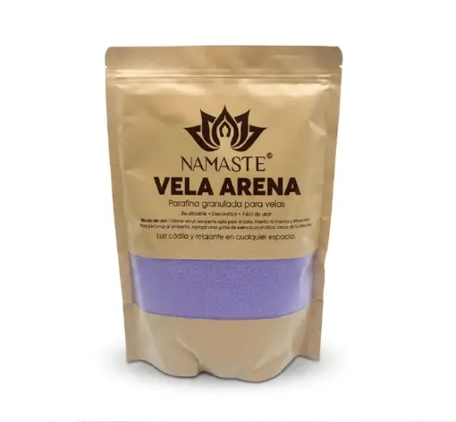 parafina polvo para fabricacion velas artesanales namaste paquete kg color lila 0