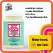 adhesivo sellador barniz mod podge dishwasher safe lavable purpurina dorada plaid 8oz 236ml 2