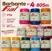 hilo algodon 85 barbante colorido premium fial no 4 tex600 ovillo 570grs 800mts color marron 1