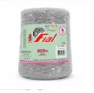 hilo algodon 85 barbante colorido premium fial no 4 tex600 ovillo 570grs 800mts gris 89 0