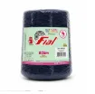 hilo algodon 85 barbante colorido premium fial no 4 tex600 ovillo 570grs 800mts azul marino 61 0