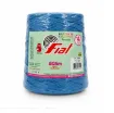 hilo algodon 85 barbante colorido premium fial no 4 tex600 ovillo 570grs 800mts azul turqueza 56 0