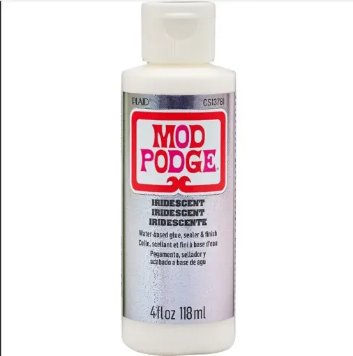 adhesivo sellador barniz 3 1 mod podge acabado iridiscente luminoso reflectante plaid 4oz 118ml 0