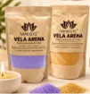 parafina polvo reutilizable para fabricacion velas artesanales namaste 250grs color celeste 1