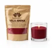 parafina polvo reutilizable para fabricacion velas artesanales namaste 250grs color bordeaux 0