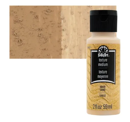 pasta textura acrilica textured medium acrylic sand fok art efecto arena x2oz 59ml 0