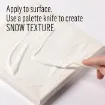 pasta acrilica textura textured medium acrylic snow fok art efecto blanco nieve x2oz 59ml 2