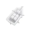 molde silicona para velas masas resina epoxi modelo casita corazon medida 139x79x21mms 1