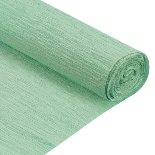 papel crepe celta 48x200cms color verde agua 0