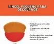 pinceleta cerdas sinteticas premium doradas para decoupage mod podge plaid mango corto punta 56mm 1