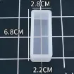 molde silicona para resina epoxi jabones velas modelo base rectangular medida 68x28x22mm 0