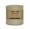 trapillo premium circulo 25mms ancho 94 poliester madeja 270gr 140mts color nido 7895 0
