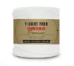 trapillo premium circulo 25mms ancho 94 poliester madeja 270gr 140mts color porcelana 7684 0