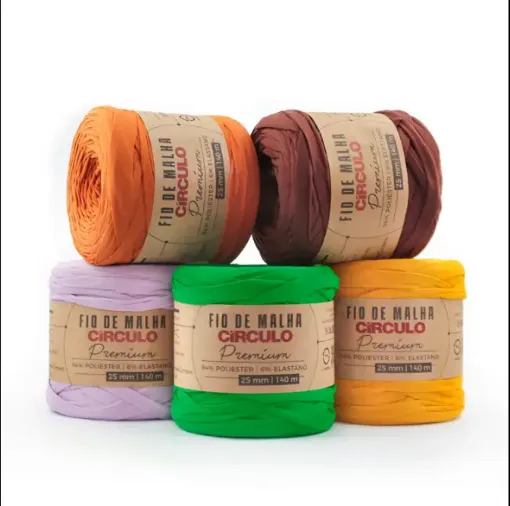 trapillo premium circulo 25mms ancho 94 poliester madeja 270gr 140mts variedad colores 0