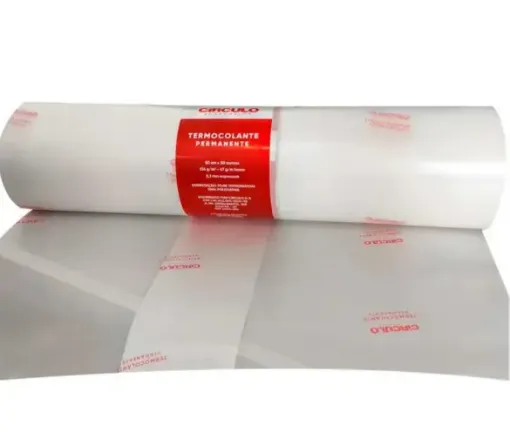 entretela termoadhesiva termocolante permanente 100 poliolefina circulo medida 50x100cms 0