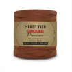 trapillo premium circulo 25mms ancho 94 poliester madeja 270gr 140mts color henna 7316 0