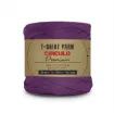 trapillo premium circulo 25mms ancho 94 poliester madeja 270gr 140mts color vino 6291 0