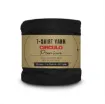 trapillo premium circulo 25mms ancho 94 poliester madeja 270gr 140mts color negro 8990 0