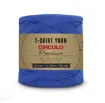 trapillo premium circulo 25mms ancho 94 poliester madeja 270gr 140mts color azul ovillo 2829 0